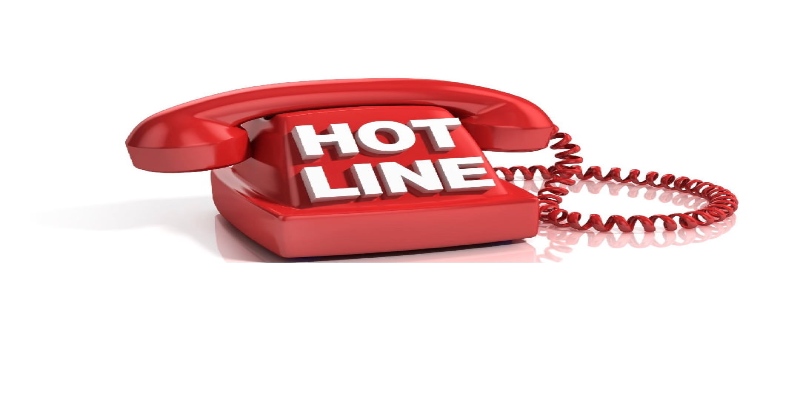 Sử dụng số điện thoại hotline để liên hệ